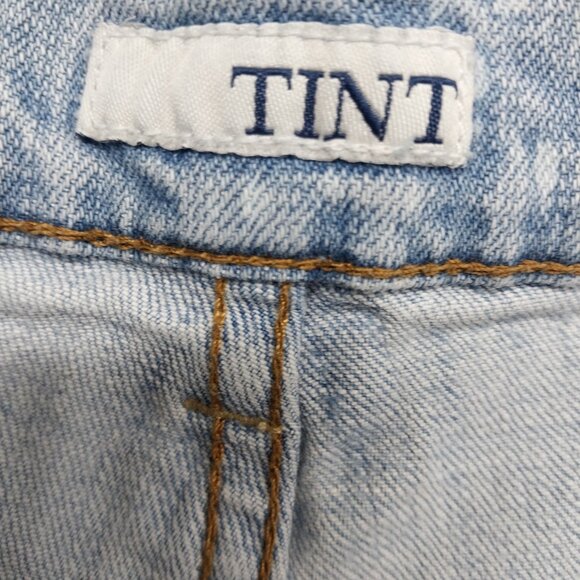 3794 Size 12 RNIT Upcycled BleachDyed Quilted Applique Boot Cut Jeans. - Picture 5 of 6